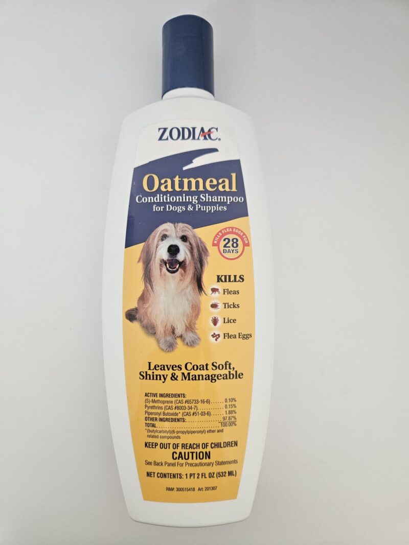 Zodiac® Oatmeal Conditioning
Shampoo for Dogs & Puppies
