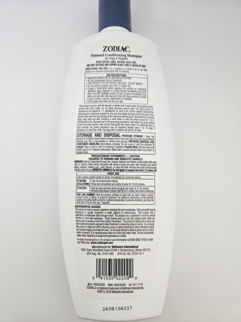 Zodiac Flea and Tick Shampoo - Image 2